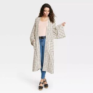 Universal Thread x Target Women’s Stripe Duster Jacket
